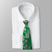 Cravate Conception de carte de circuit imprimé PCB verte p (Attaché)