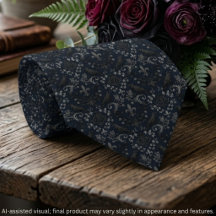 Conception de corbeau en damas noir charbon gothiq