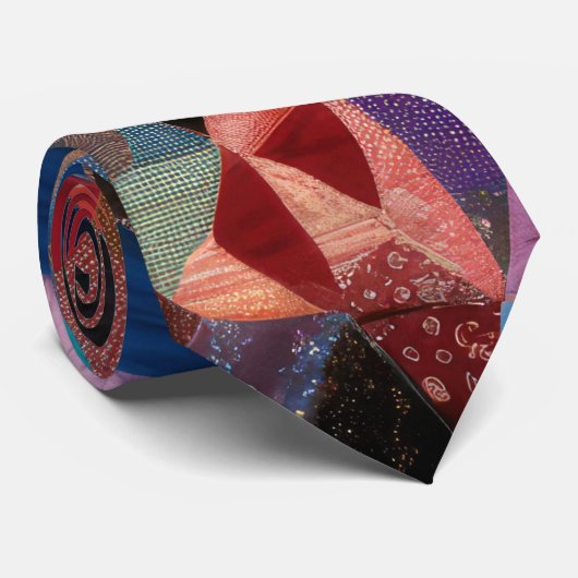 Cravate Conception de courtepointe folle (Roulé)