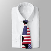 Cravate Conception de drapeau des Etats-Unis d'atout de (Attaché)