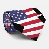 Cravate Conception de drapeau des Etats-Unis d'atout de (Roulé)