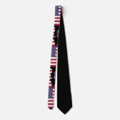 Cravate Conception de drapeau des Etats-Unis d'atout de (Dos)