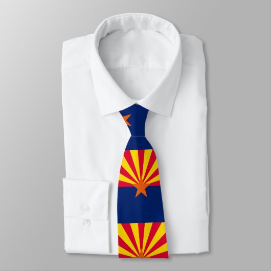 Cravate Conception de drapeau d'état de l'Arizona (Attaché)