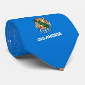 Cravate Conception de drapeau d'état de l'Oklahoma (Roulé)
