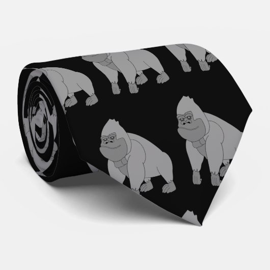 Cravate Conception de Gorilla (Roulé)