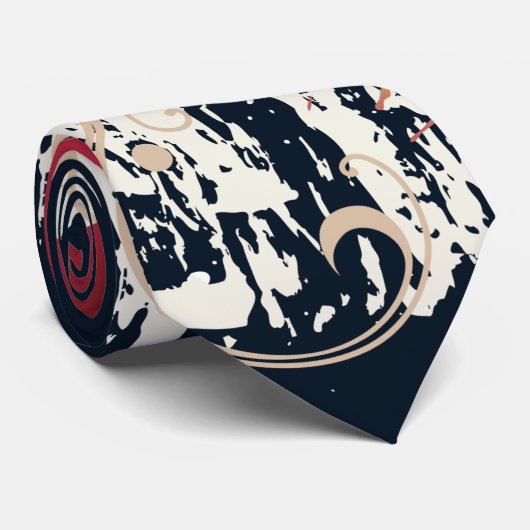 Cravate Conception de guitare électrique (Roulé)