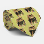 Cravate conception de hibou rétro, conception de hibou rét (Roulé)