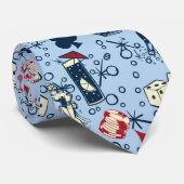 Cravate Conception de jeu de casino de Vegas de vivats (Roulé)