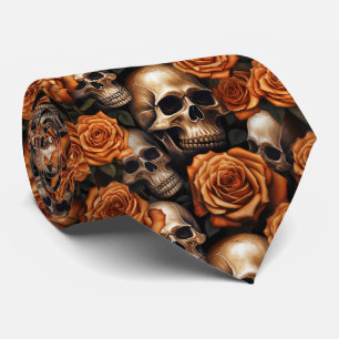 Cravate Conception de la série A Skull and Roses 9