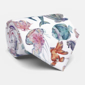 Cravate Conception de la série de composition de l'eau sou (Roulé)