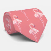 Cravate Conception de la série de Flamants roses d'appel d (Roulé)