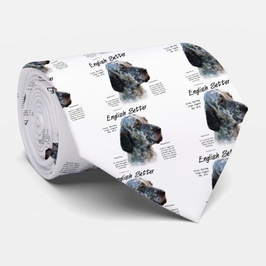 Cravate Conception de l'historique des paramètres anglais (Roulé)