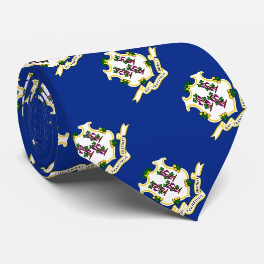 Cravate Conception de l'indicateur d'état Connecticut (Roulé)