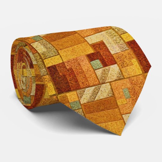 Cravate conception de linoléum de Deco des années 1930 #3 (Roulé)