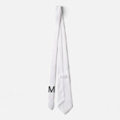 Cravate Conception de monogramme de Personnaliser personna (Dos)