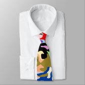 Cravate Conception de motif d'art abstrait (Attaché)