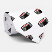 Cravate conception de palet de hockey vectoriel (Roulé)