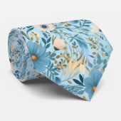Cravate Conception de prairie de marais (Roulé)