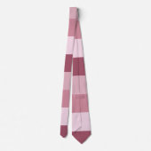 Cravate Conception de rayures aux tons de couleur rose (Dos)