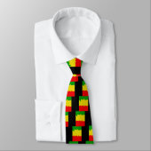 Cravate Conception de rayures de Rasta (Attaché)