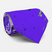 Cravate Conception de tourbillon vibrant d'art fluide de v (Roulé)