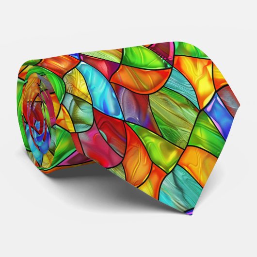 Cravate Conception de verre tendu (Roulé)