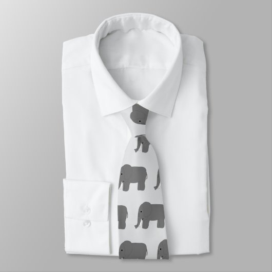 Cravate Conception d'éléphant (Attaché)