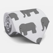 Cravate Conception d'éléphant (Roulé)