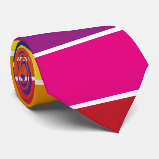 Cravate Conception des couleurs arc-en-ciel  (Roulé)