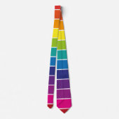 Cravate Conception des couleurs arc-en-ciel  (Dos)