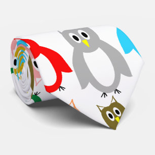 Cravate Conception des hiboux