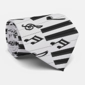 Cravate Conception du clavier de piano (Roulé)