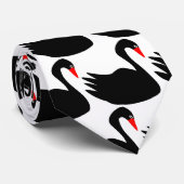 Cravate Conception du cygne noir (Roulé)