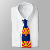 Cravate Conception du drapeau de l'État de l'Arizona (Attaché)