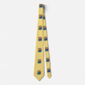 Cravate Conception du drapeau de l'État du New Jersey (Devant)