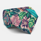 Cravate Conception du feuillage de la jungle Feuilles fore (Roulé)