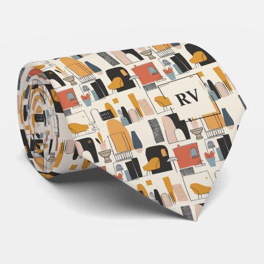 Cravate Conception du mobilier intérieur de la maison (Roulé)