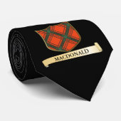 Cravate Conception écossaise de tartan - Macdonald de (Roulé)