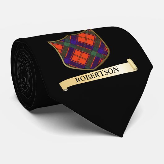 Cravate Conception écossaise de tartan - Robertson (Roulé)