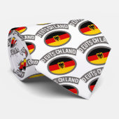 Cravate Conception fraîche de drapeau du Deutschland ! (Roulé)
