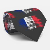 Cravate Conception française fraîche de drapeau (Roulé)