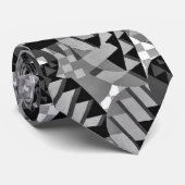 Cravate Conception gris-foncé/gris-clair de Deco des (Roulé)