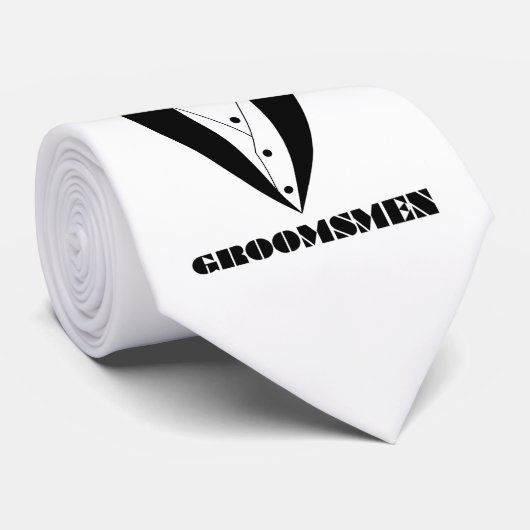 CRAVATE CONCEPTION GROOMSMEN (Roulé)