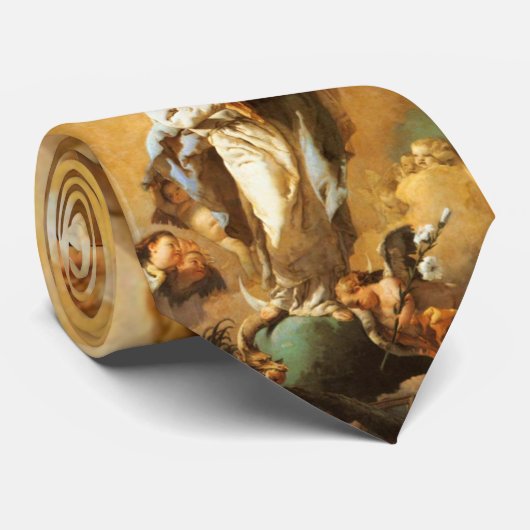 Cravate Conception impeccable avec des anges - Tiepolo (Roulé)