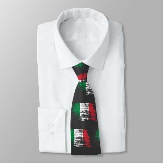 Cravate Conception italienne fraîche de drapeau (Attaché)
