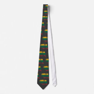 Cravate Conception lithuanienne fraîche de drapeau