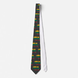 Cravate Conception lithuanienne fraîche de drapeau