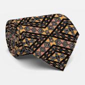 Cravate Conception moderne de Bogolan Mud Cloth Afro Pop (Roulé)