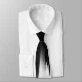 Cravate Conception moderne de boîtes noires blanches brune (Attaché)