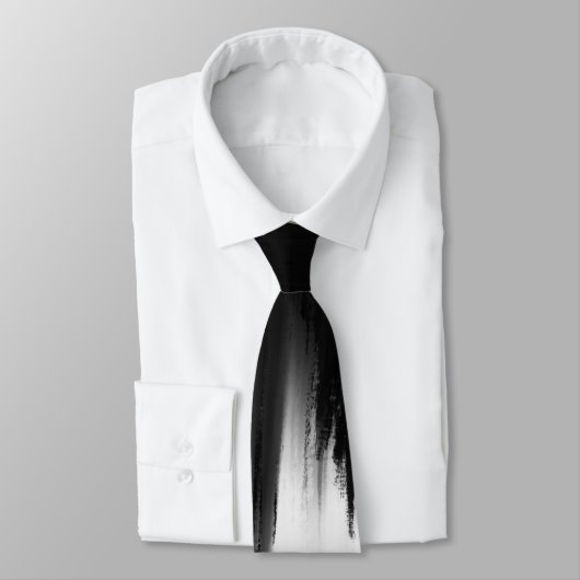Cravate Conception moderne de boîtes noires blanches brune (Attaché)
